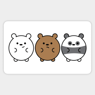 THREE BEARS Sticker